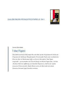 I due Figaro - Salzburger Festspiele