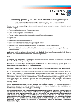 Muster-Belehrungsbogen Gemäß § 43 IfSG Abs.1 Nr.1