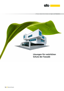 Lösungen für natürlichen Schutz der Fassade