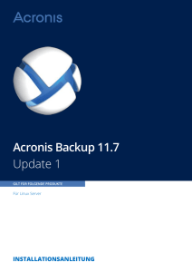 Acronis Backup 11.7