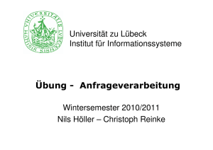 Übersicht - IFIS Uni Lübeck
