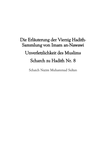 Hadith Nr - Salaf.de
