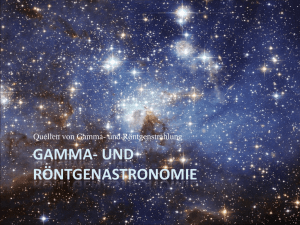 Gamma- und Röntgenastronomie