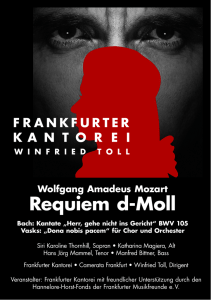 Requiem d-Moll - Frankfurter Kantorei