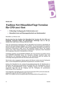 PM25_Fashion Net Düsseldorf legt Termine für CPD 2017 fest