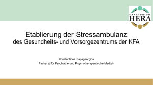 Stressambulanz 2014-2015