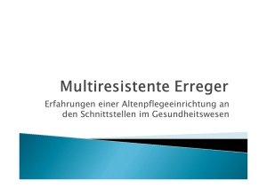 MRE-Erfahrungen einer Altenpflegeeinrichtung - Ennepe-Ruhr