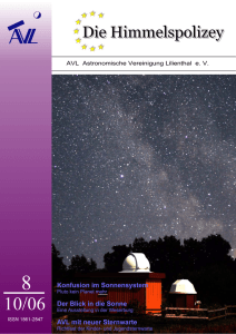 AVL Astronomische Vereinigung Lilienthal e. V.