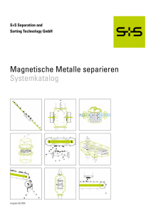 Magnetische Metalle separieren Systemkatalog