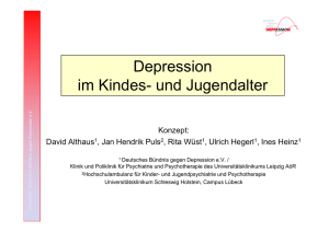 Depression im Kindes - Deutsches Bündnis gegen Depression