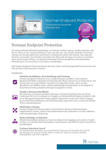 Norman Endpoint Protection - bei der SCS Swiss Computer