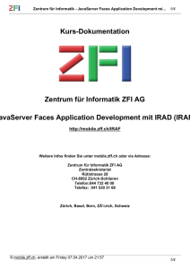 Kurs-Dokumentation Zentrum für Informatik ZFI AG JavaServer