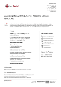 Analyzing Data with SQL Server Reporting Services