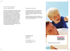 Broschüre: Patientenbroschüre HF Facetten