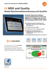 LR MDE and Quality - ifm datalink gmbh