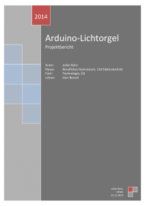 Projektbericht Arduino Lichtorgel