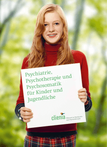 Psychiatrie, Psychotherapie und Psychosomatik für Kinder und