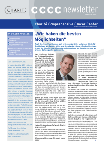 CCCC NL JAN2015 - Charité Comprehensive Cancer Center