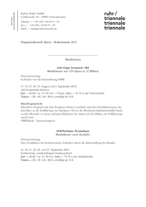 Programm 2012_geordnet nach Sparten - Ruhrtriennale