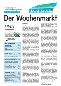 Der Wochenmarkt Nr. 61 - Deutsche Marktgilde eG
