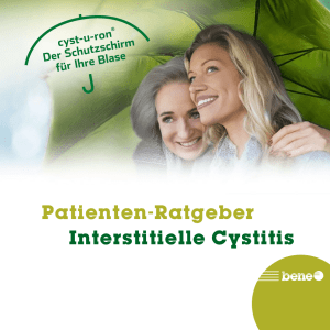 Patienten-Ratgeber Interstitielle Cystitis - cyst-u-ron