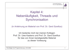 Threads - Universität Paderborn