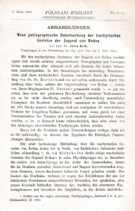 Földtani Közlöny - 10. évf. 6-7. sz. (1880.)