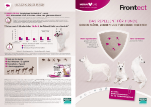 Aktuelle Frontect®-Broschüre für Tierärzte - VET