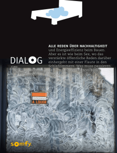 Dialog 3 2013 für Architektur