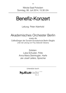 Harfe - Akademisches Orchester Berlin