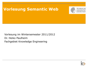 Semantic Web - Knowledge Engineering Group