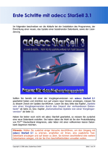 Erste Schritte mit adecc StarSell