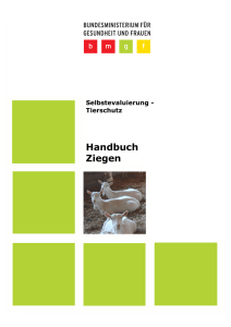 Handbuch Ziegen - Bundesministerium für Gesundheit und Frauen