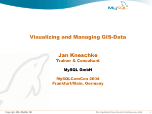 Visualizing and Managing GIS