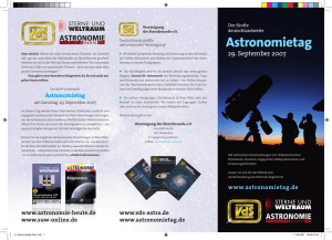 5. Astronomietag Flyer.indd