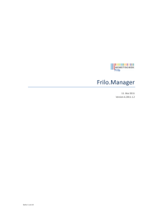 Frilo.Manager