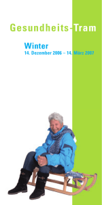 Broschüre für den Winter  - Gesundheitsförderung Kanton Zürich