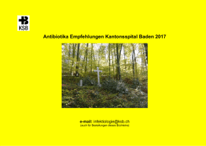 Antibiotika-Richlinien KSB 2017