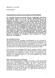 Männedorf, 19. Juni 2009 Pressemitteilung Christoph Blocher