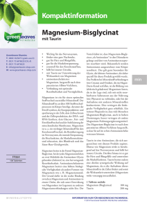 Magnesium Bisglycinat - Greenleaves Vitamins
