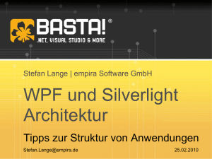 WPF und Silverlight Architektur