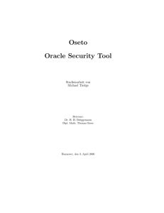 Oseto Oracle Security Tool
