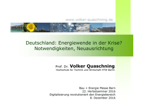 Volker Quaschning - Bau+Energie Messe