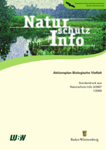 Sonderdruck aus Naturschutz-Info 3/2007