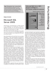 Holger Schrödl: Business Intelligence mit Microsoft SQL Server 2005