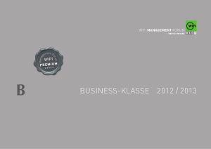 business-klasse 2012 / 2013