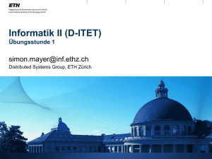Informatik II (D-ITET)