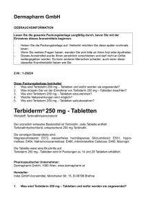 Terbiderm® 250 mg - Tabletten