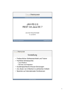 JAX-RS 2.0 REST mit Java EE 7