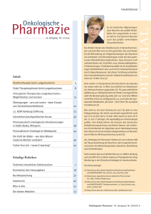 E DIT OR IAL - Deutsche Gesellschaft für Onkologische Pharmazie